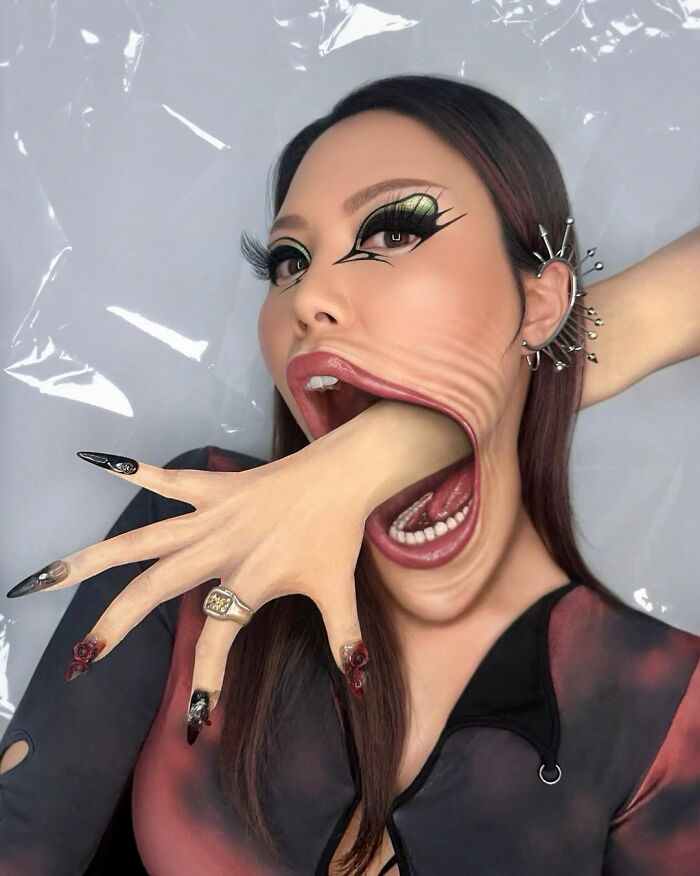 28 Crazy Makeup Illusions That’ll Make You Do a Double Take (Or Ten!)