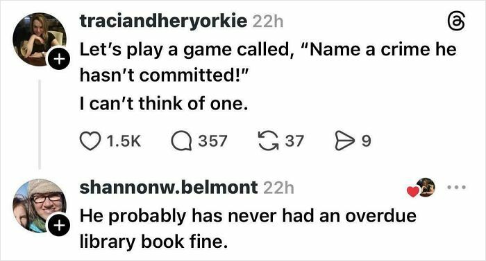 Honestly, Bet He Didn’t Read A Single One Of These