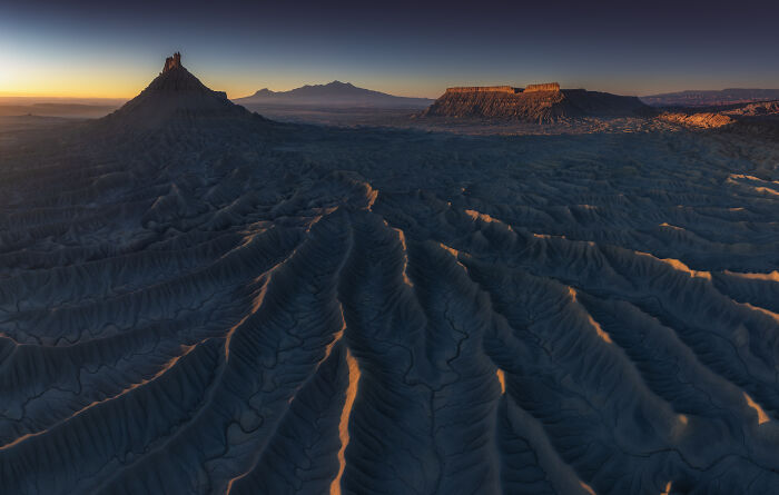 Magic Light Show: Utah’s Factory Butte By Marek Biegalski