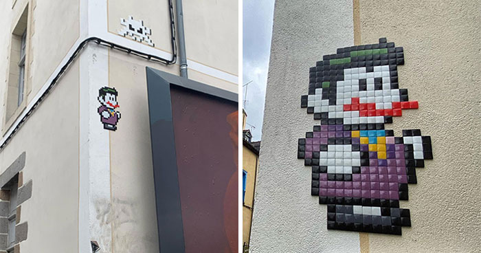 Pixel Art Party on City Walls? Yup, This Artist Nailed It!
