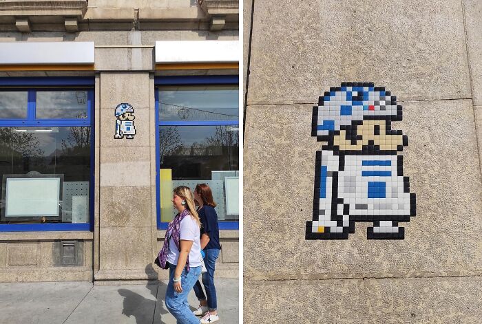 Pixel Art Party on City Walls? Yup, This Artist Nailed It!