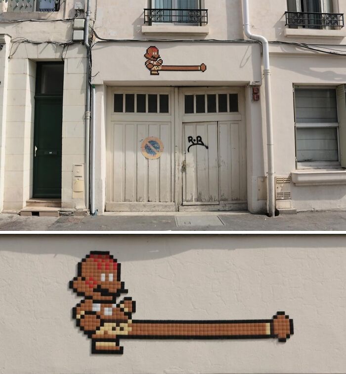 Pixel Art Party on City Walls? Yup, This Artist Nailed It!