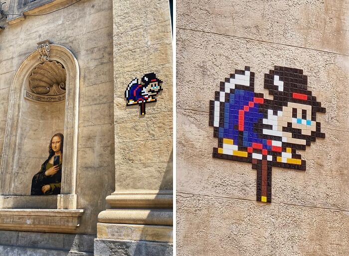 Pixel Art Party on City Walls? Yup, This Artist Nailed It!