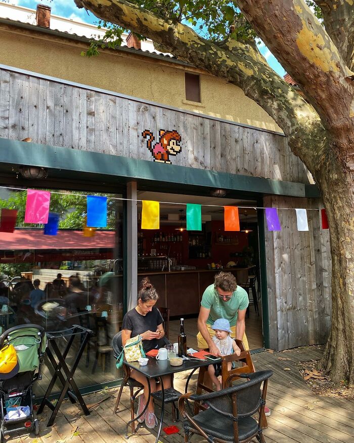 Pixel Art Party on City Walls? Yup, This Artist Nailed It!