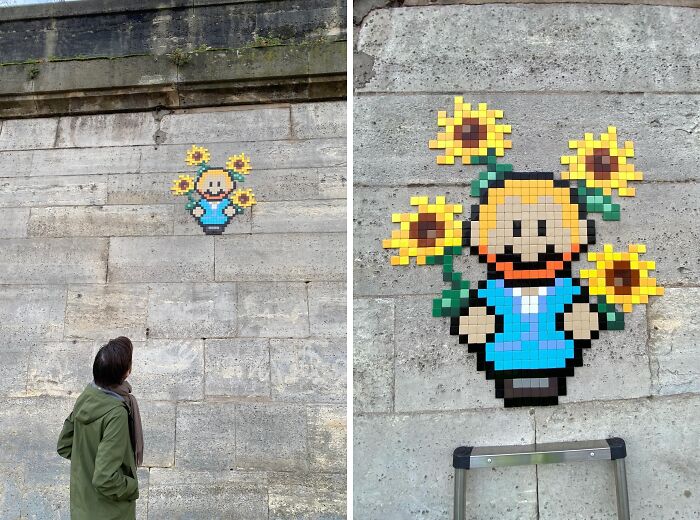 Pixel Art Party on City Walls? Yup, This Artist Nailed It!