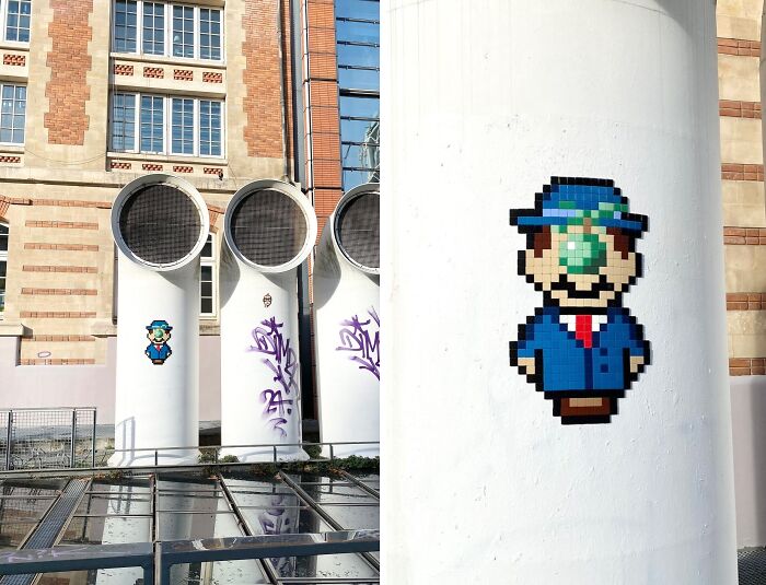 Pixel Art Party on City Walls? Yup, This Artist Nailed It!