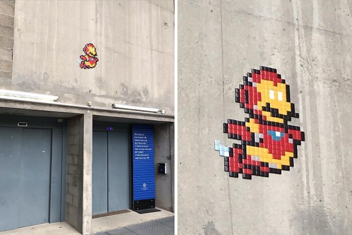 Pixel Art Party on City Walls? Yup, This Artist Nailed It!