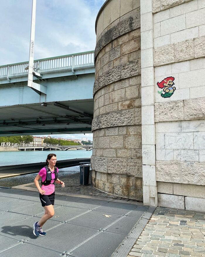 Pixel Art Party on City Walls? Yup, This Artist Nailed It!