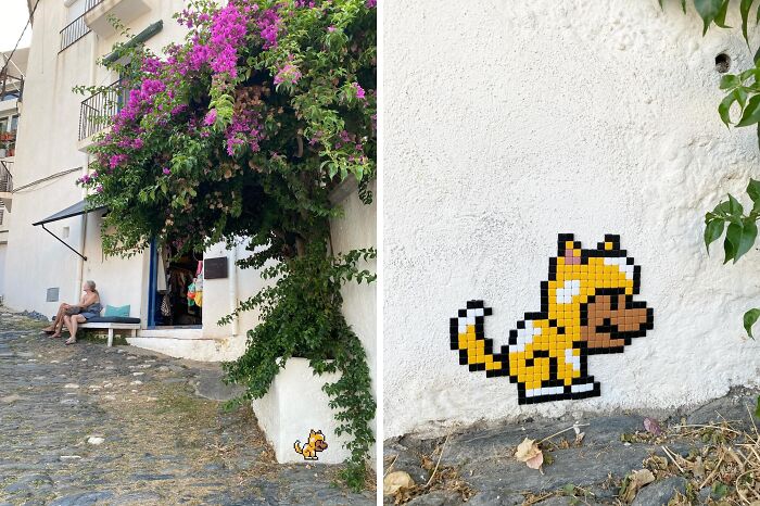 Pixel Art Party on City Walls? Yup, This Artist Nailed It!