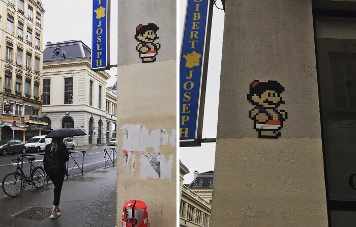 Pixel Art Party on City Walls? Yup, This Artist Nailed It!
