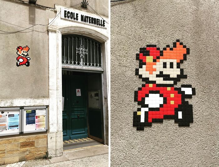 Pixel Art Party on City Walls? Yup, This Artist Nailed It!