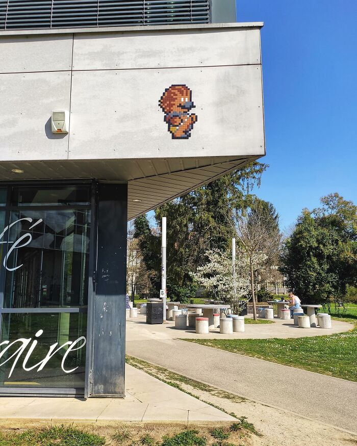 Pixel Art Party on City Walls? Yup, This Artist Nailed It!