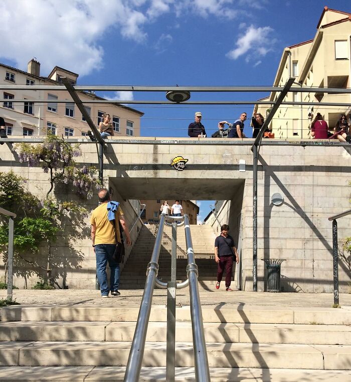 Pixel Art Party on City Walls? Yup, This Artist Nailed It!