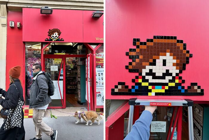 Pixel Art Party on City Walls? Yup, This Artist Nailed It!