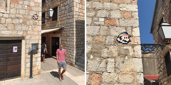Pixel Art Party on City Walls? Yup, This Artist Nailed It!