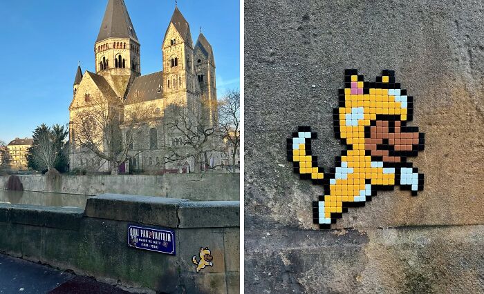 Pixel Art Party on City Walls? Yup, This Artist Nailed It!