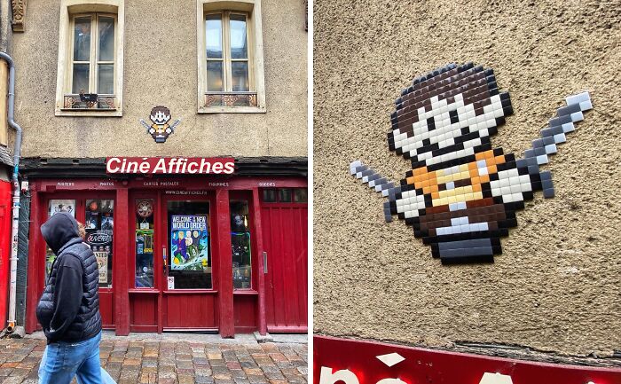 Pixel Art Party on City Walls? Yup, This Artist Nailed It!