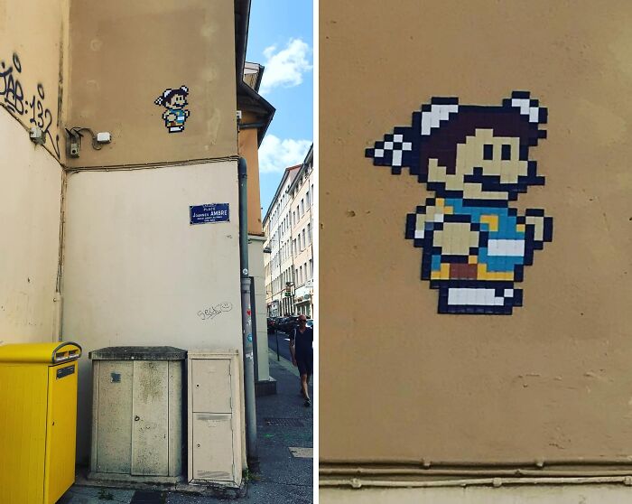 Pixel Art Party on City Walls? Yup, This Artist Nailed It!