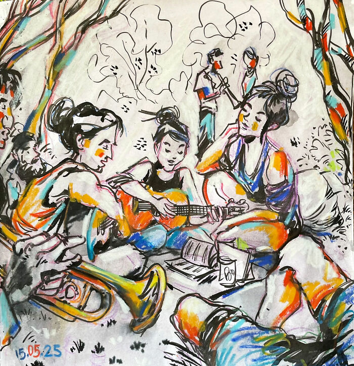 30 Watercolor Sketches That Make Everyday Life Look Like a Party