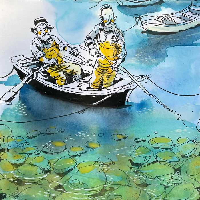 30 Watercolor Sketches That Make Everyday Life Look Like a Party