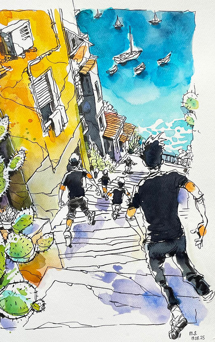 30 Watercolor Sketches That Make Everyday Life Look Like a Party