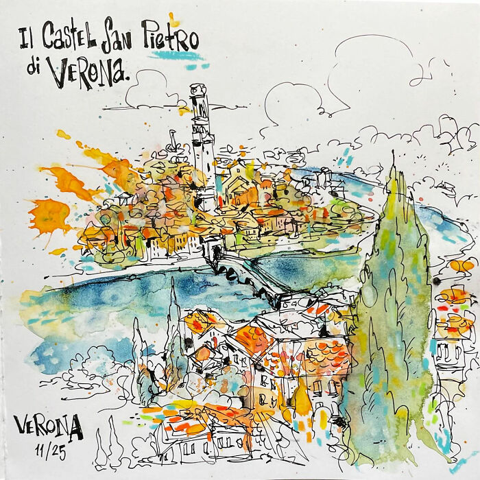 30 Watercolor Sketches That Make Everyday Life Look Like a Party