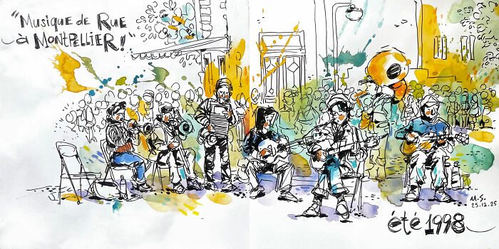 30 Watercolor Sketches That Make Everyday Life Look Like a Party