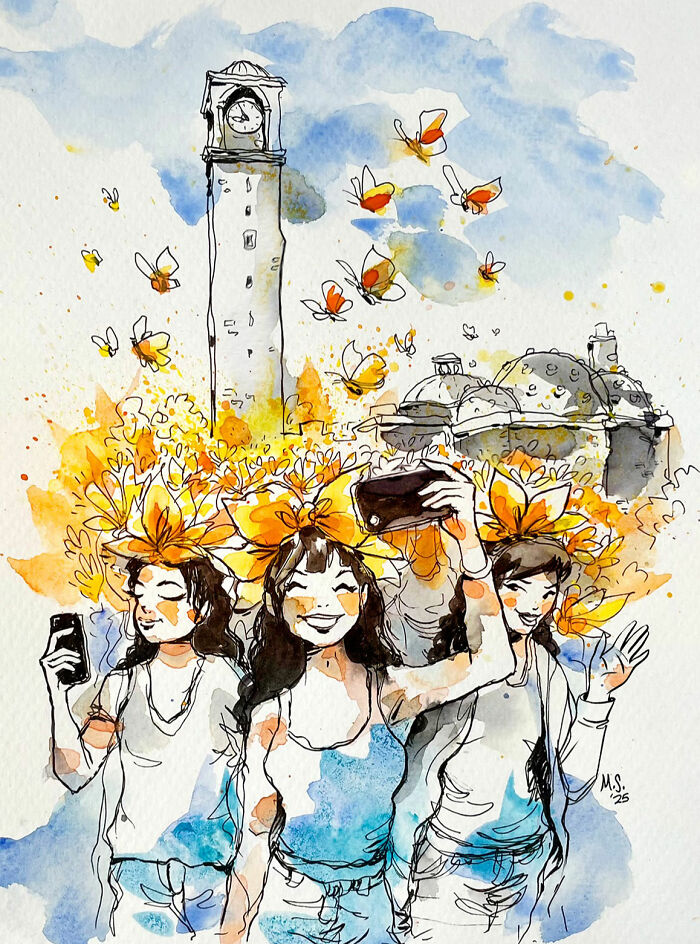 30 Watercolor Sketches That Make Everyday Life Look Like a Party