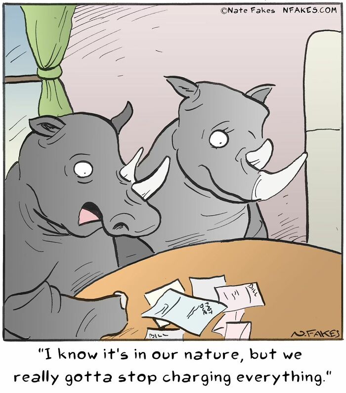 Let's Dive Into Nate Fakes' Funniest Single-Panel Comics!