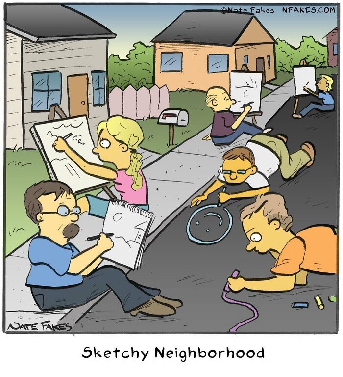 Let's Dive Into Nate Fakes' Funniest Single-Panel Comics!