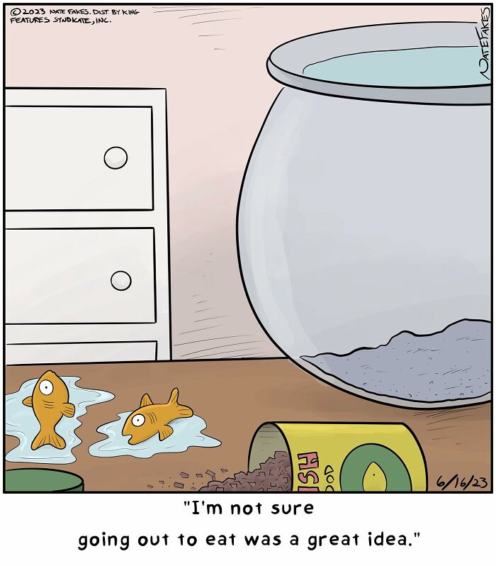 Let's Dive Into Nate Fakes' Funniest Single-Panel Comics!