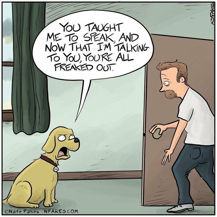 Let's Dive Into Nate Fakes' Funniest Single-Panel Comics!