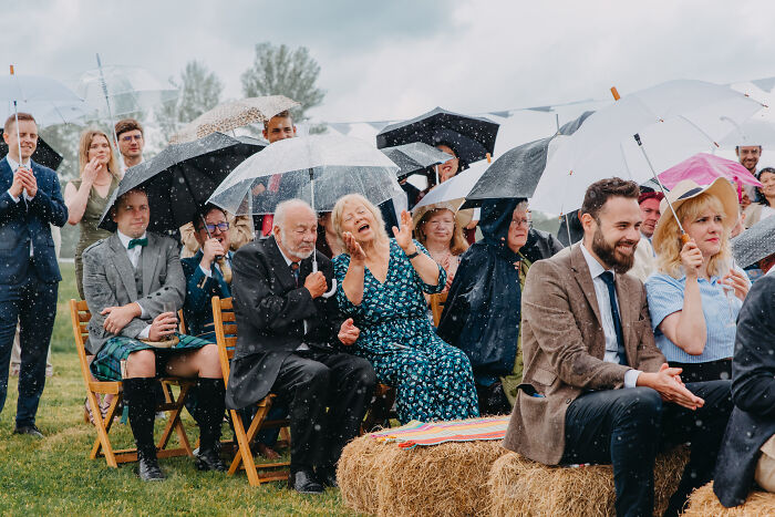 When Rain Crashed The Ceremony (And Everyone Loved It)