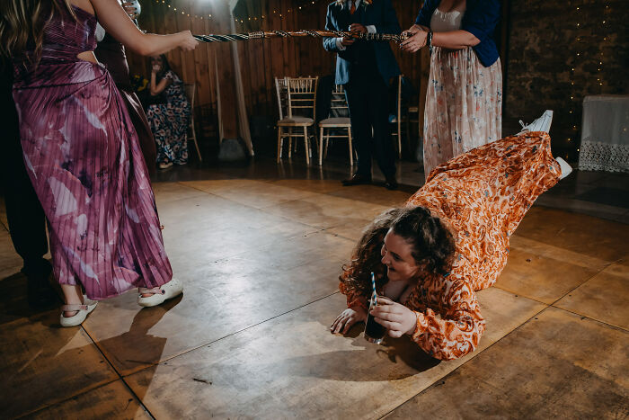 Wedding Limbo Like You've Never Seen It—Low AND Fancy