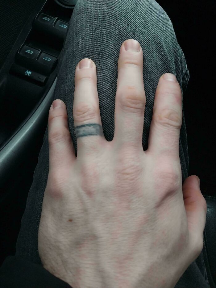 Ring Tattoo That Screams Divorce