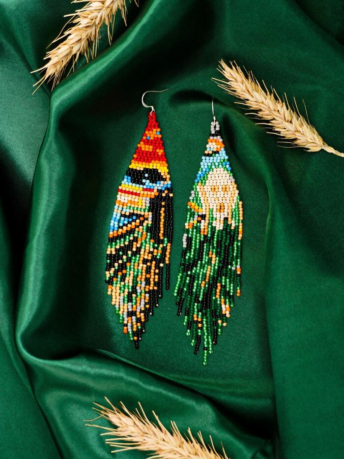 The Scream Screaming in Beads