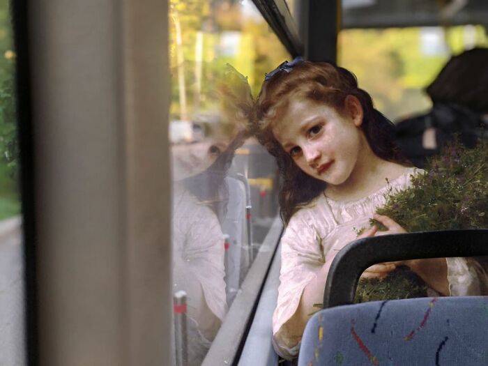 What Happens When Old-Timey Paintings Crash Modern Life? This Artist Shows Us!