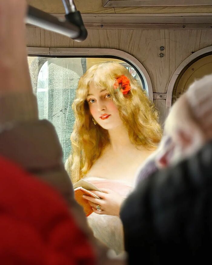 What Happens When Old-Timey Paintings Crash Modern Life? This Artist Shows Us!
