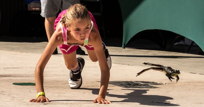 Don’t Eat The Frog From The Jump Contest In California