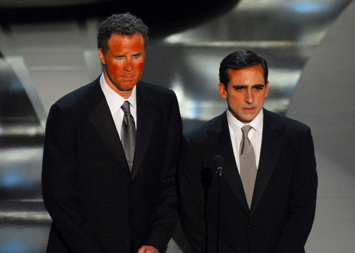 Steve Carell & Will Ferrell’s Makeup Disaster Presentation (2006)