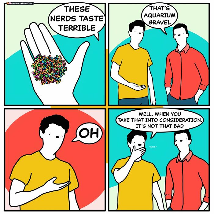 Wait, These Comics Just Poke Fun at Everything? Meet My Gums Are Bleeding!