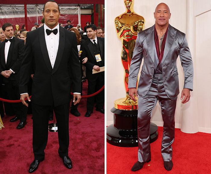 Dwayne Johnson, 2008 vs. 2024