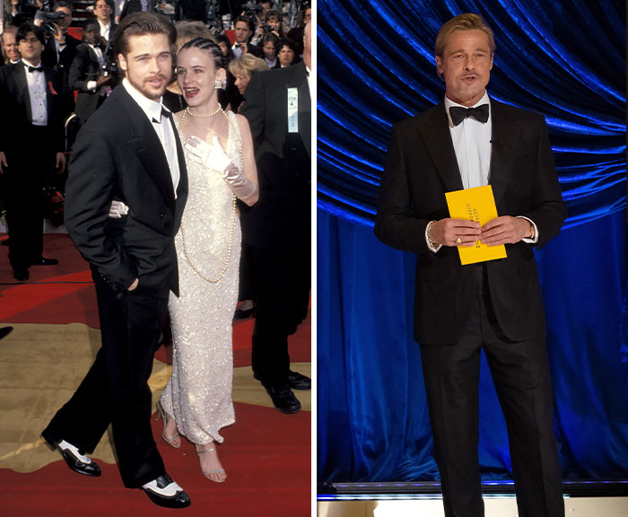 Brad Pitt, 1992 vs. 2021