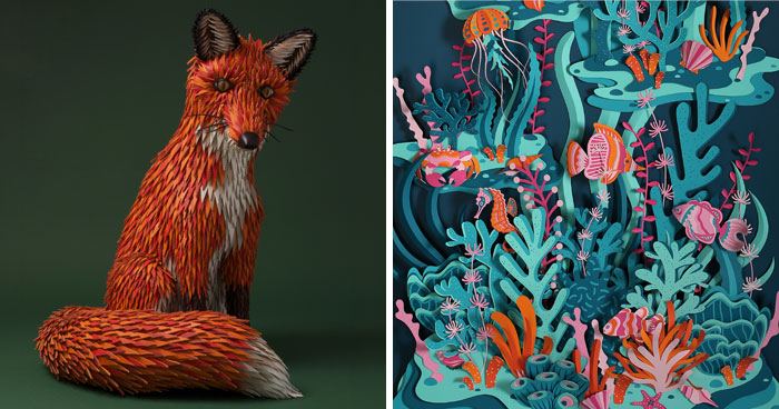 Wait, These Artists Turn Paper Into Tiny Magical Worlds?!