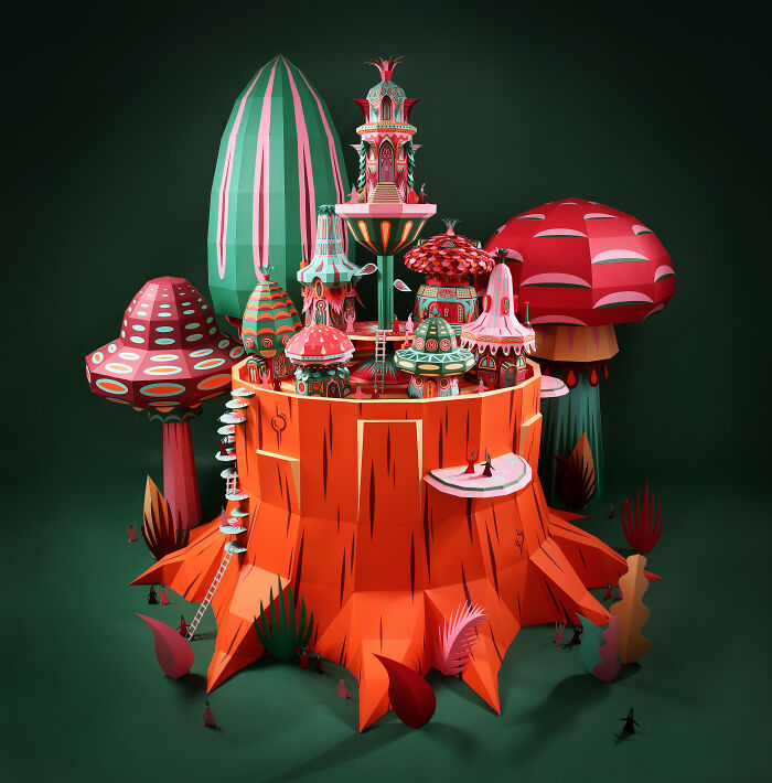 Wait, These Artists Turn Paper Into Tiny Magical Worlds?!