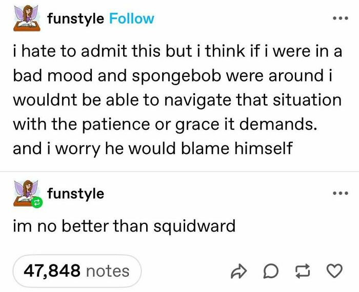 The Older I Get, The More Squidward Makes Sense