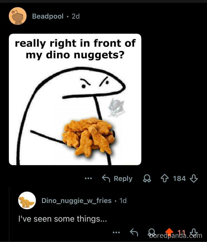 Poor Dino Nuggets