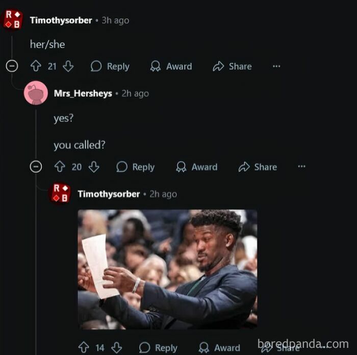 Her/She Steals the Show