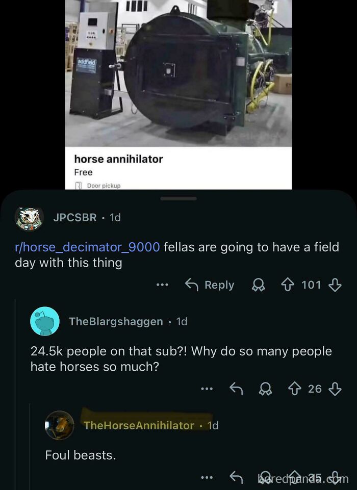 Horse Annihilator? Eek!