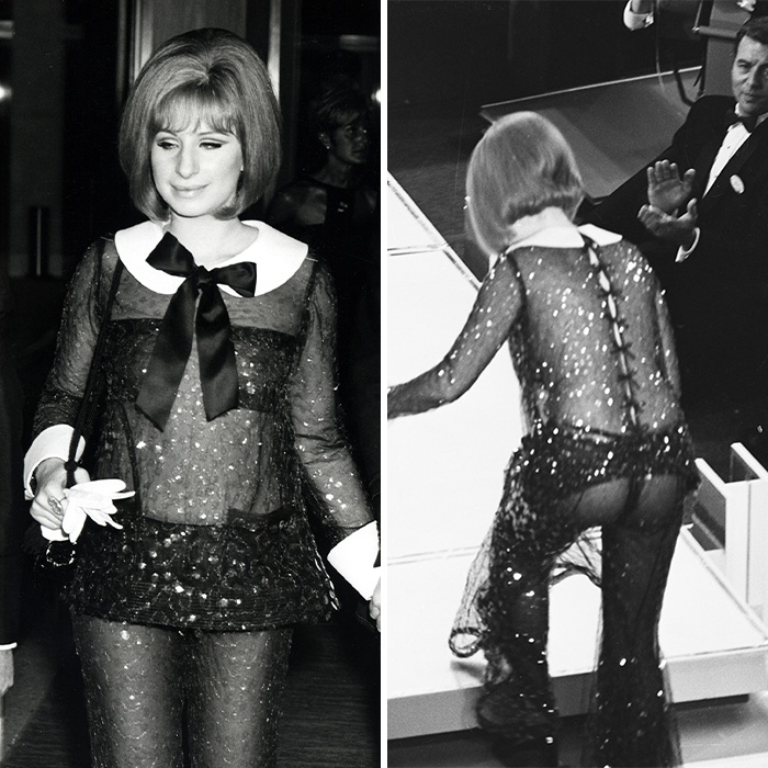 Barbra Streisand’s See-Through Sequins Surprise